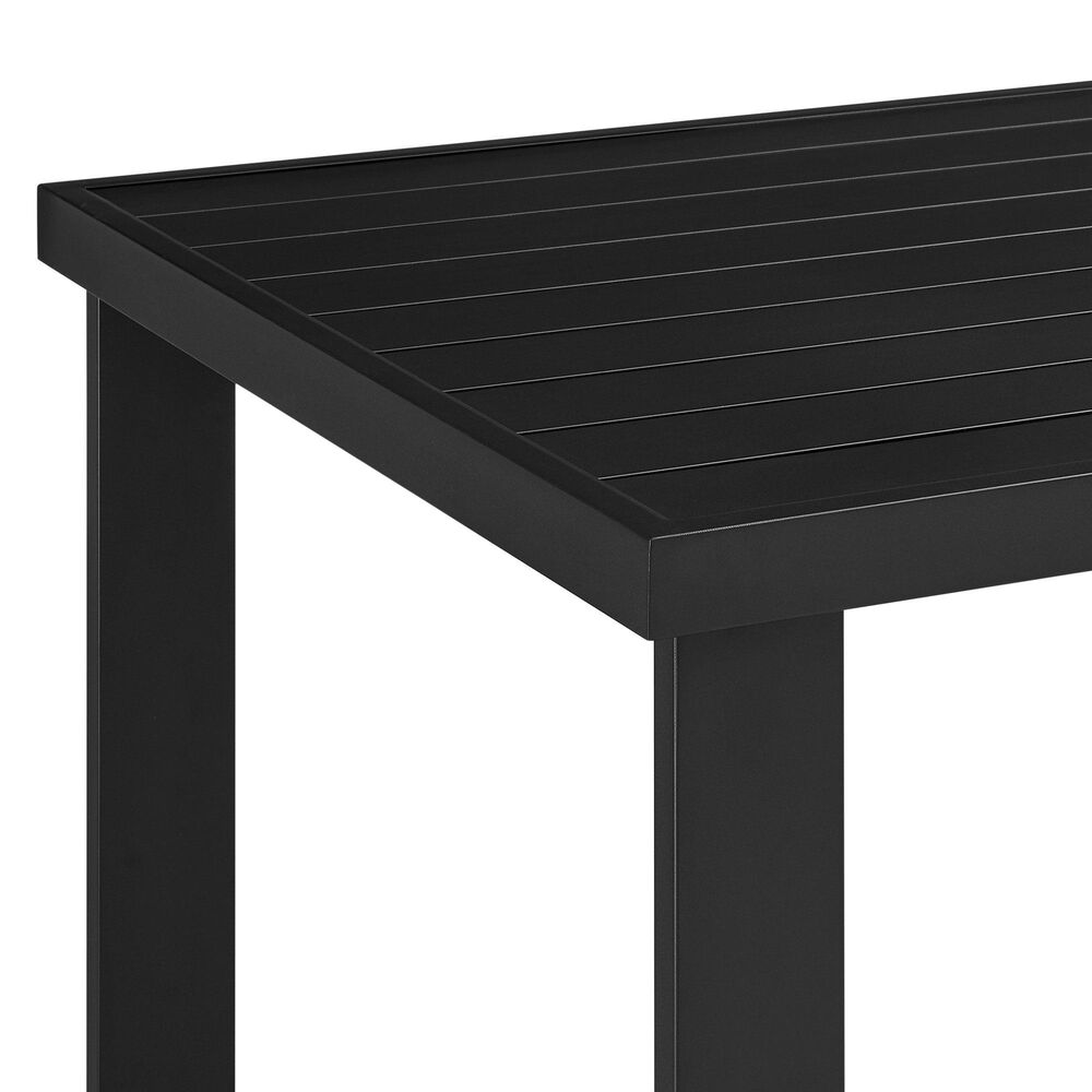 Blue River Felicia Outdoor Patio Bar Height Dining Table in Black - Table Only, , large