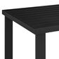 Blue River Felicia Outdoor Patio Bar Height Dining Table in Black - Table Only, , large