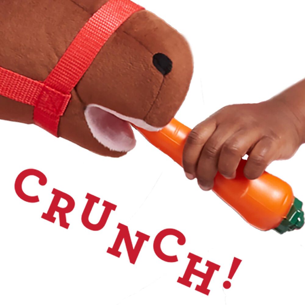 Radio Flyer Chestnut Plush Interactive Riding Horse in Multicolor, , large