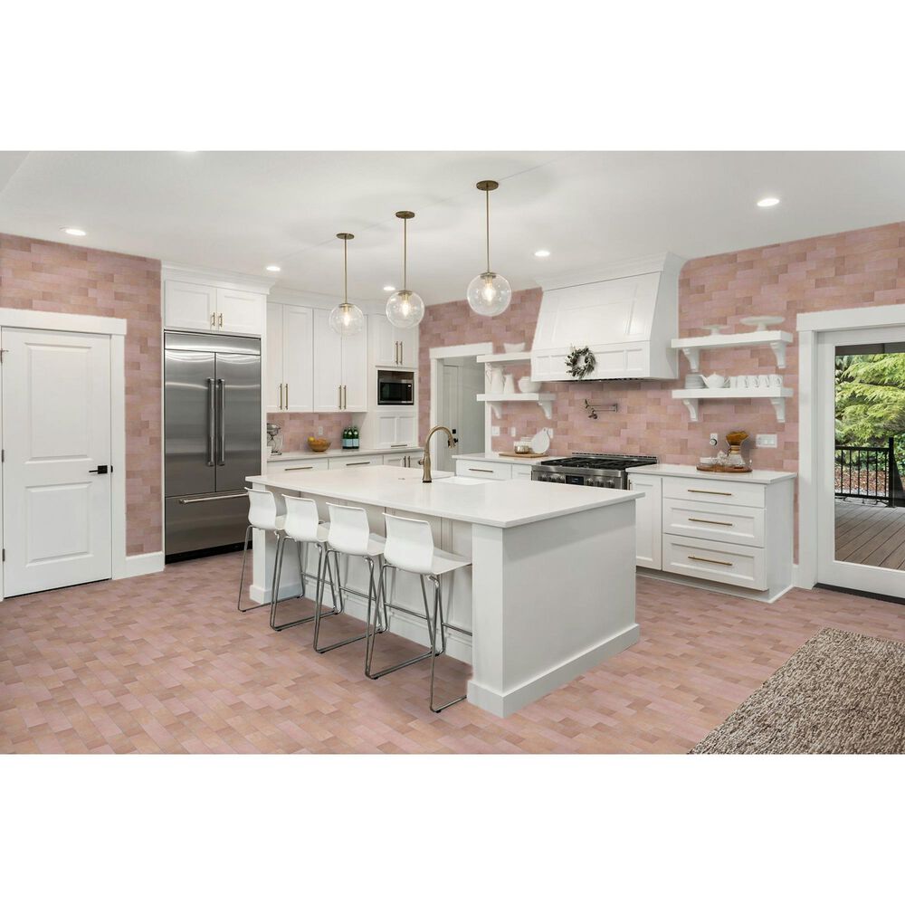 Emser Passion Rosa 3&quot; x 8&quot; Glossy Porcelain Tile, , large
