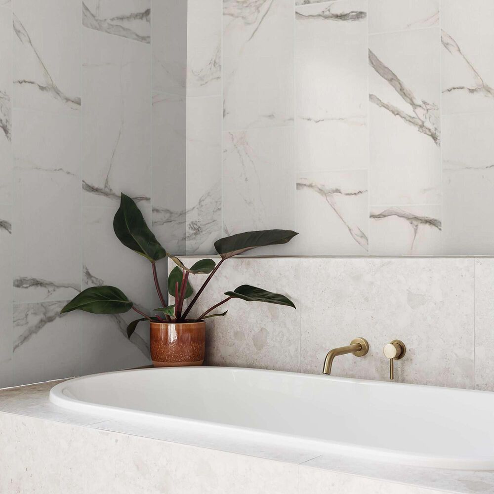 Shaw Casino Calacatta 12&quot; x 24&quot; Porcelain Tile, , large