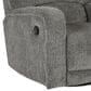 Ashley Wittlich Manual Swivel Glider Recliner in Slate, , large