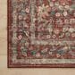 Rifle Paper Co Crafted by Cloth and Company Courtyard 5" x 7"6" Eve Crimson Area Rug, , large