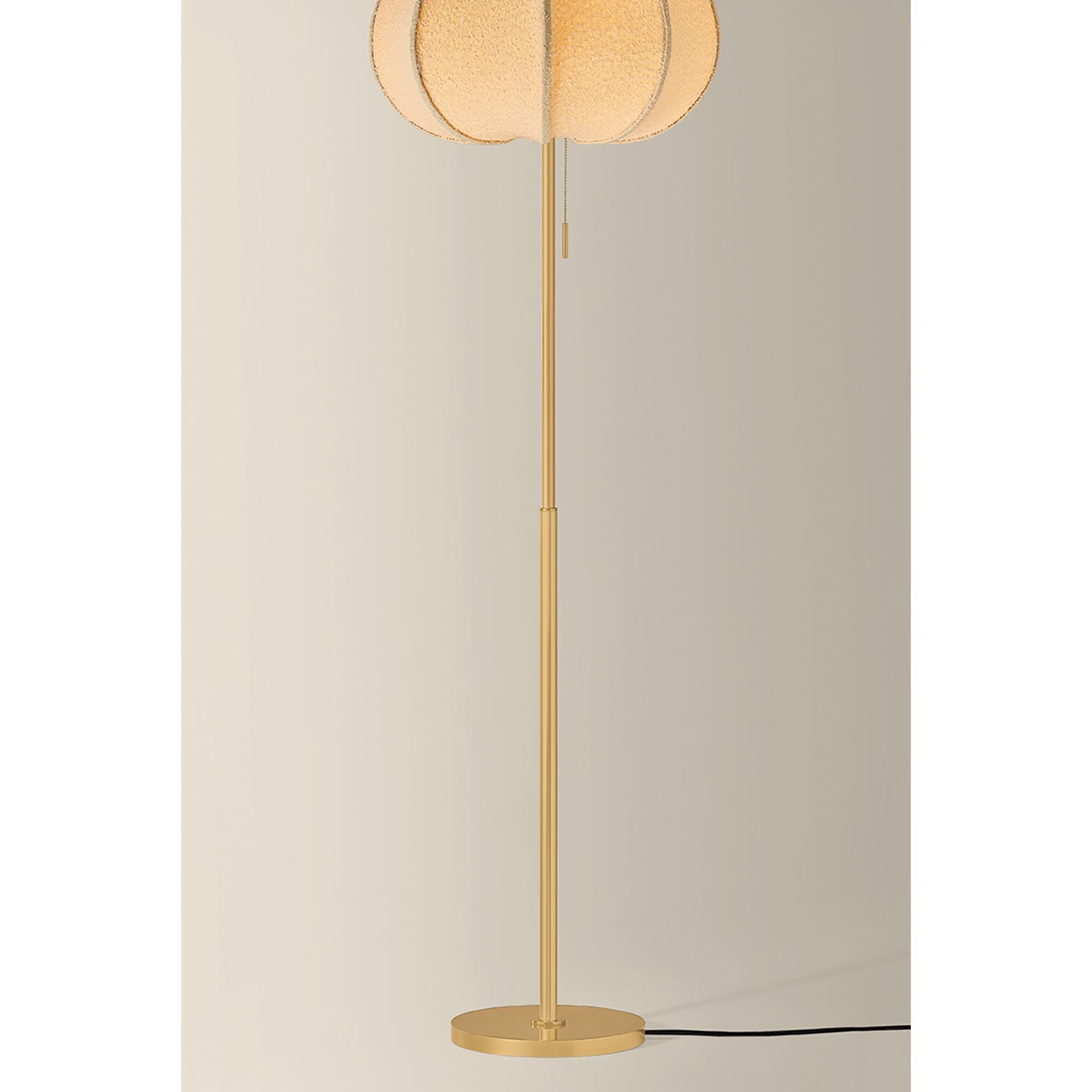 Mitzi Lighting Alexandra Floor Lamp in Aged Brass