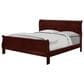 Crown Mark Louis Philip King Sleigh Bed in Cherry, , large