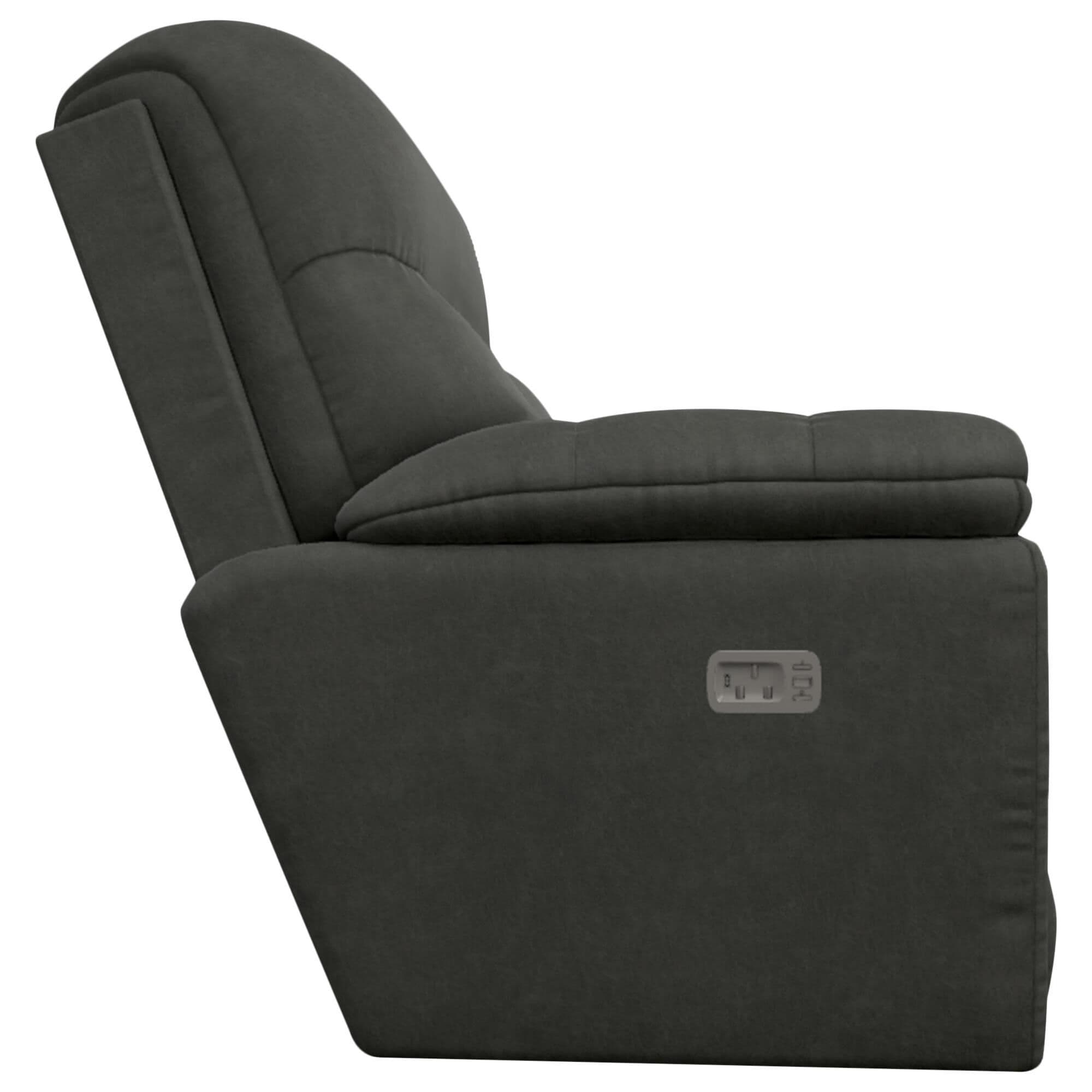 La-Z-Boy Morrison Power Rocker Recliner with Headrest in Ink