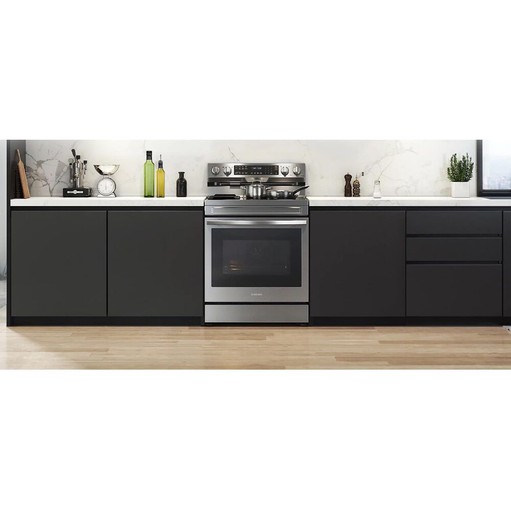 Samsung 6.3 Cu. Ft. Freestanding Electric Range with Air Fry, Wi-Fi and Griddle in Stainless Steel, , large