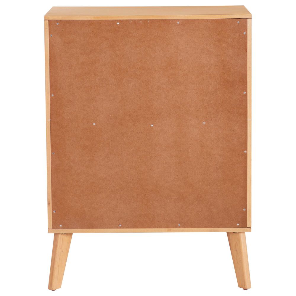 Linon Home Decor Reid 4-Drawer Chest in Natural, , large