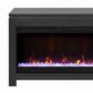 Legends Home The Cove Fireplace Modular Cabinet with Fireplace Insert in Seal Skin Black, , large