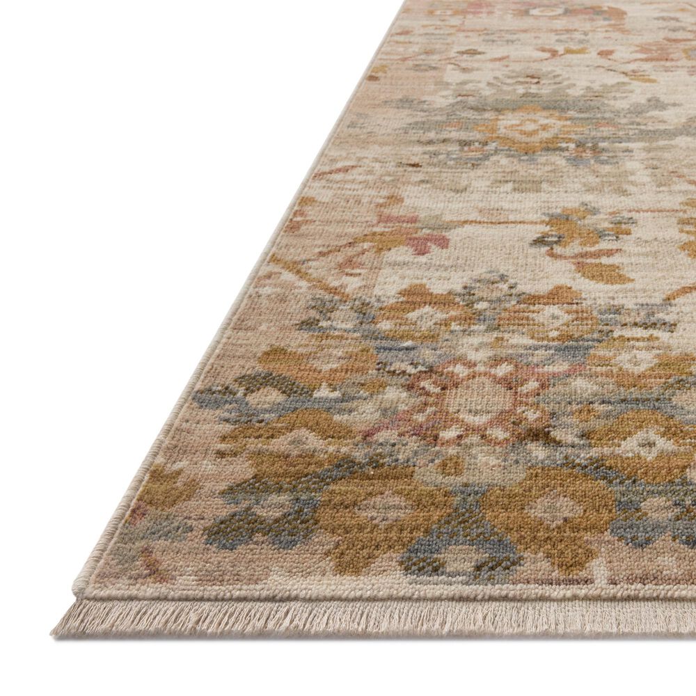 Loloi Reign Ivory and Multicolor 2'6" x 12' Runner, , large