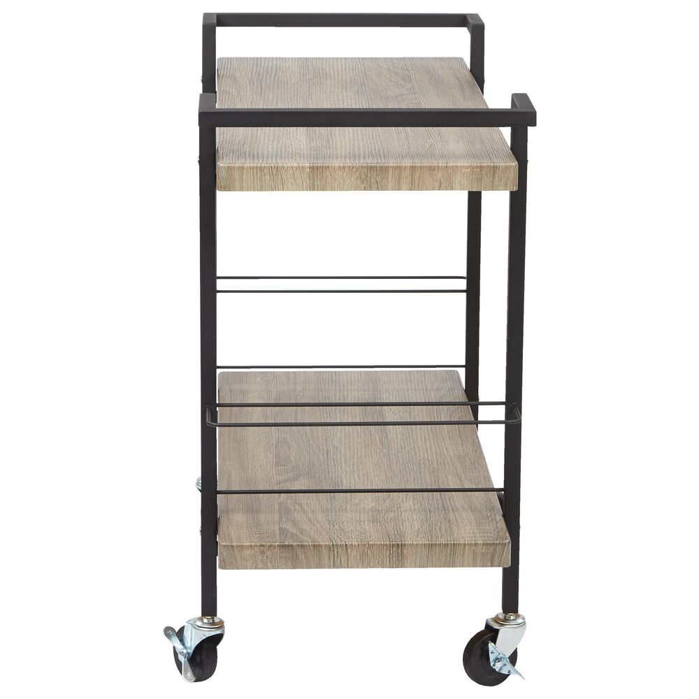 OSP Home Maxell Serving Cart in Ash and Black, , large