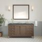 James Martin Vanities Chicago 60" Single Bathroom Vanity in Whitewashed Walnut with 3 cm Parisien Bleu Quartz Top and Rectangular Sink, , large