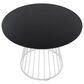LumiSource Canary Dining Table in White and Black - Table Only, , large