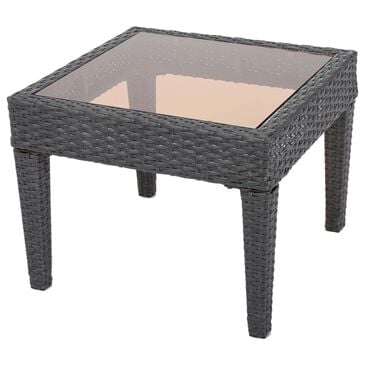 Hearth and Haven Antibes Patio Side Table in Grey, , large