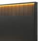 Crown Mark Nemy King Panel Bed with Headboard Lighting in Brown, , large