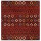 Safavieh Amsterdam AMS108D-5SQ 5"1" Square Terracotta/Multi Area Rug, , large