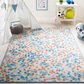 Safavieh Kids Playhouse Abstract 7"9" x 10" Ivory and Blue Rug, , large