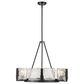 Golden Lighting Aenon 6-Light Chandelier in Matte Black, , large