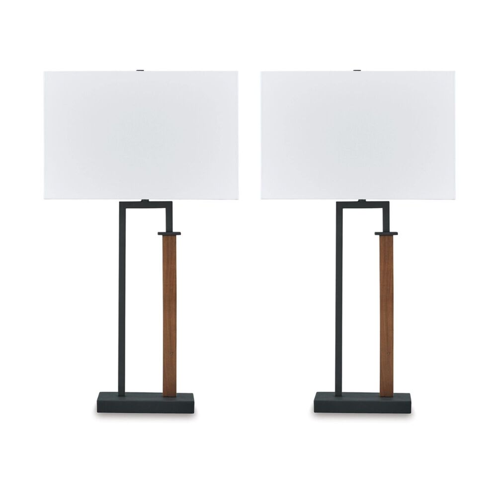 Ashley Voslen Room Group Pair Of Lamps, , large