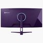 Arozzi Nova 34" Curved VA 165Hz Gaming Monitor in Purple, , large