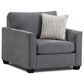Northwestern Irving Arm Chair in Charcoal, , large