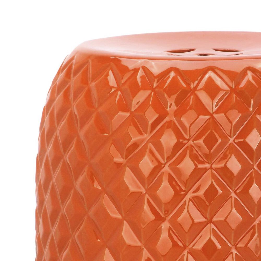 Safavieh Calla Garden Stool in Orange, , large