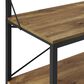 Walker Edison 72" Metal and Wood Hall Tree in Barnwood, , large