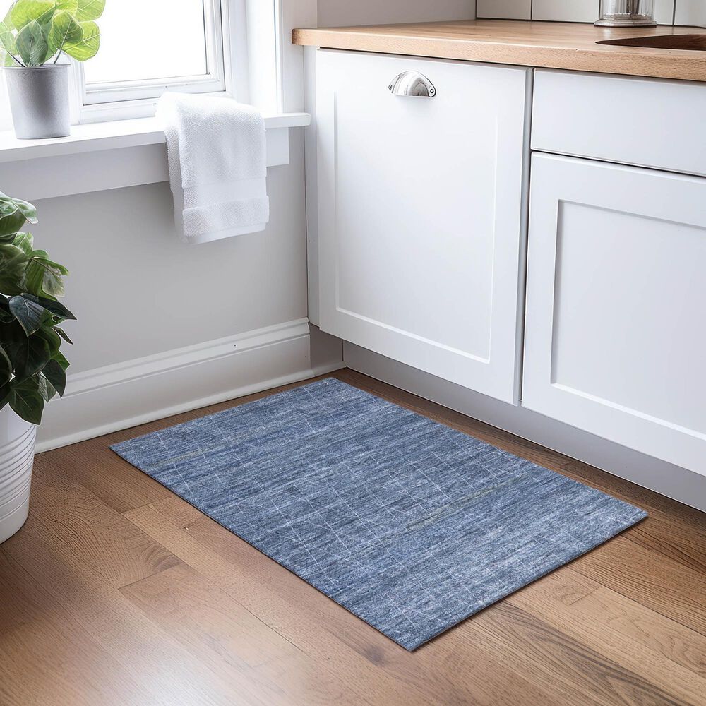 Dalyn Rug Company Burano BU3 2&#39;6&quot; x 3&#39;10&quot; Navy Indoor/Outdoor Area Rug, , large