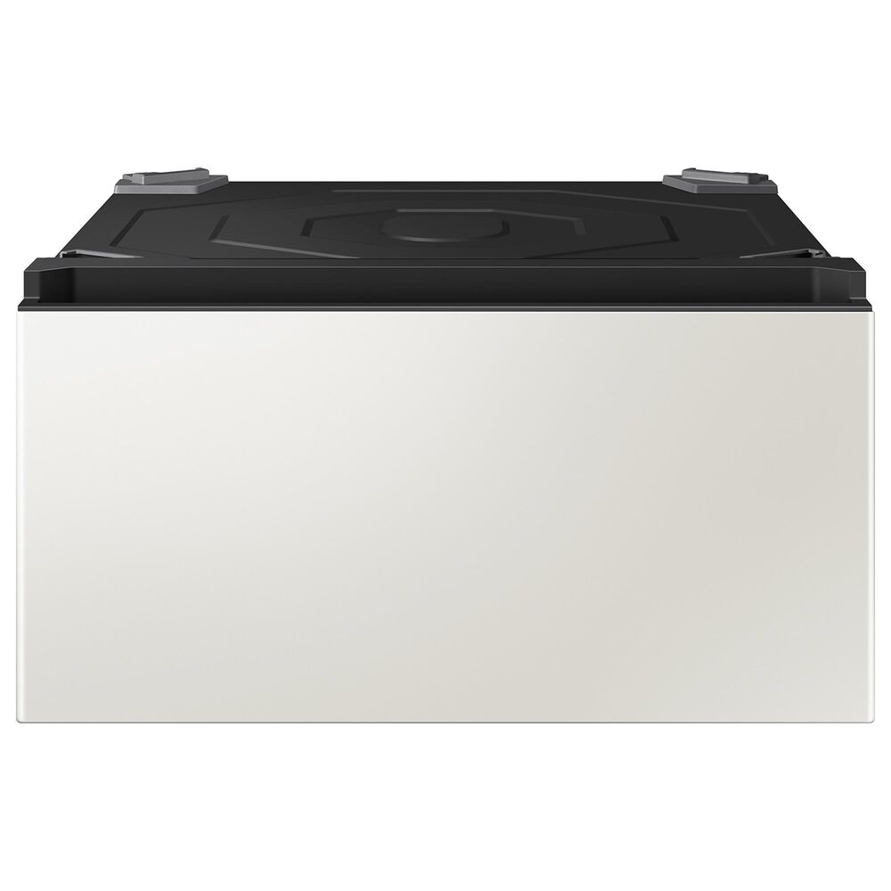 Samsung Bespoke 27" Laundry Combo Pedestal with Storage Drawer in Ivory, , large