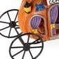 The Gerson Company 2-Piece B/O Lighted Resin and Metal Halloween Pumpkin Carriage Set in Assort, , large