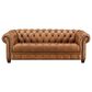 Hydeline York Stationary Sofa and Loveseat Set in Cienna Saddle, , large