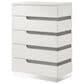 New Heritage Design Paradox 5-Drawer Chest in White, , large