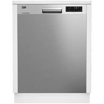 Beko Tall Tub Built-In Dishwasher with Front Controls in Stainless Steel, , large