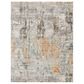 Surya Presidential Light Olive, Saffron, Orange, Ice Blue, Blue, Ivory, Wheat, Dusty Sage, Gray and Charcoal 11"6" x 15"6" Area Rug, , large