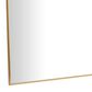 Maple and Jade 47" Rectangular Metal Wall Mirror with Thin Frame in Gold, , large
