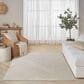Nourison Pure Patterns Ivory and Grey 5"3" x 7"3" Area Rug, , large