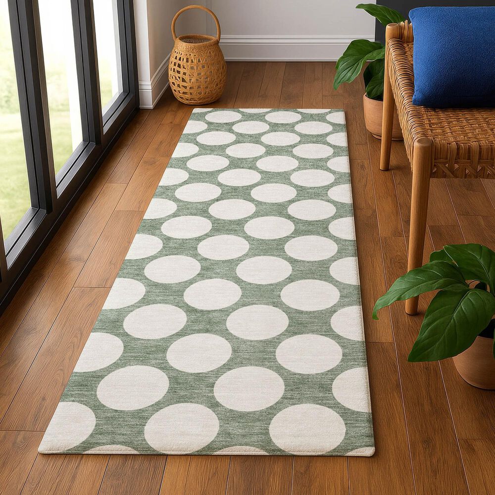 Dalyn Rug Company The Reserve TR13 Sage 2&#39;3&quot; x 7&#39;6&quot; Indoor/Outdoor Runner, , large
