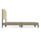 Glideaway Leighford King Upholstered Platform Panel Bed in Beige, , large