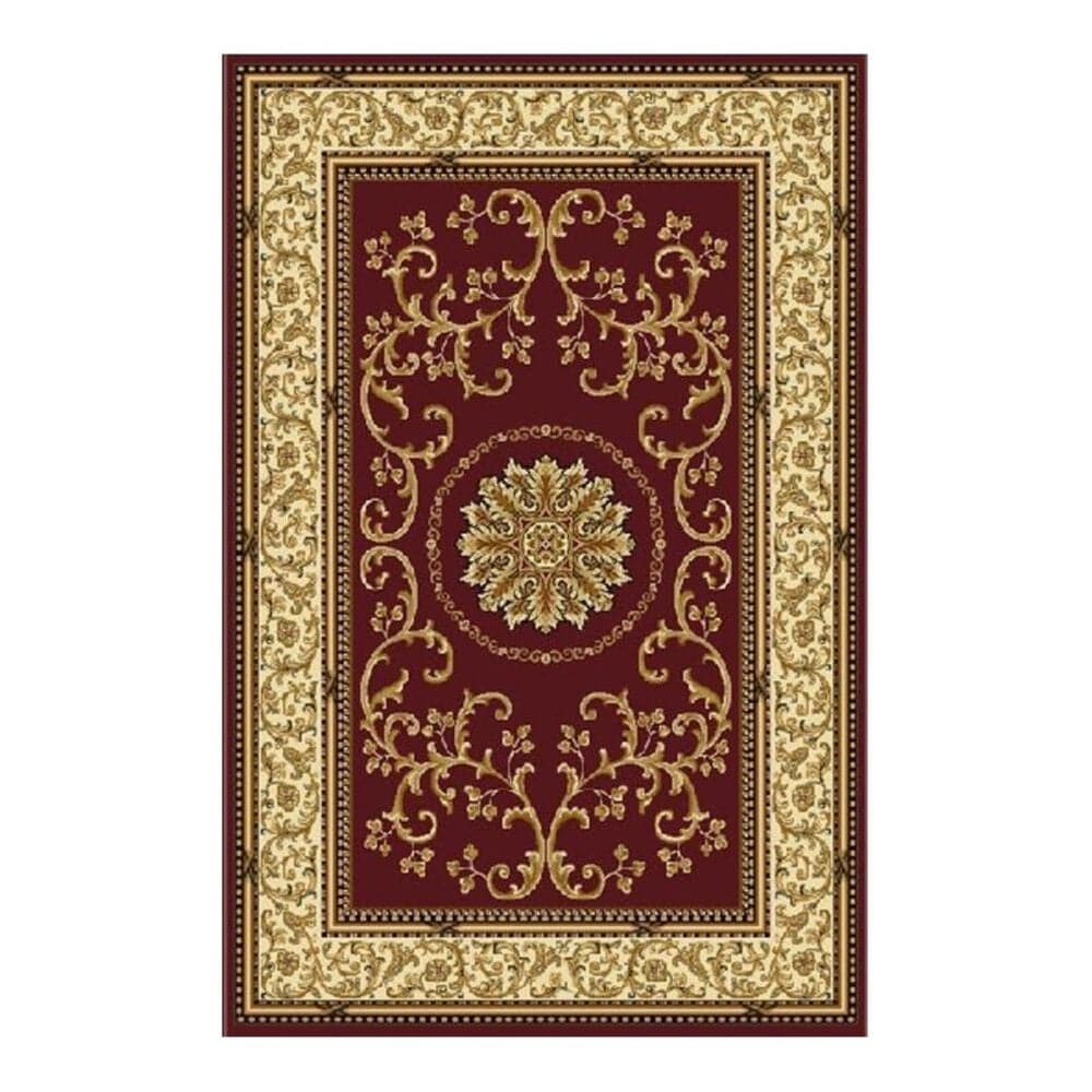 Radici USA Noble 1419 5"5" x 8"3" Burgundy Area Rug, , large