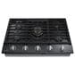 Samsung 2-Piece Kitchen Package with Stainless Steel 30" Built-In Double Wall Oven and Black Stainless Steel 36" Gas Cooktop, , large