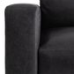 Bernhardt Noel Leather Club Chair in Grey, , large