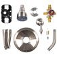 MS International 1-Handle 1-Spray Tub/Shower Faucet with Pressure Balance Valve in Brushed Nickel, , large