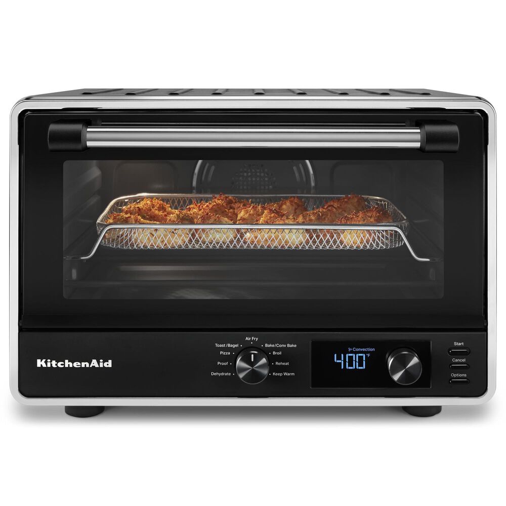 KitchenAid 21-Liter Digital Countertop Oven with Air Fry in Black Matte, , large