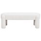 Jennifer Taylor Home Hugo Upholstered Bench in Milk Cream White, , large