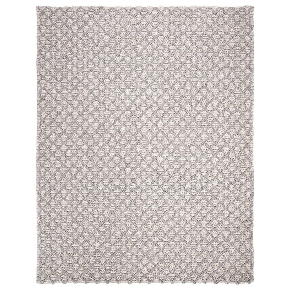 Safavieh Natura NAT404G 8" x 10" Silver and Ivory Area Rug, , large