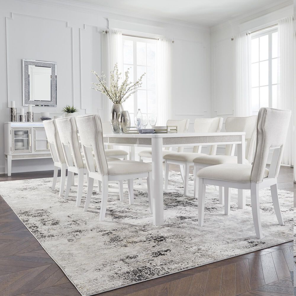 Ashley Chalanna Dining Chair Set of 2 in White, , large