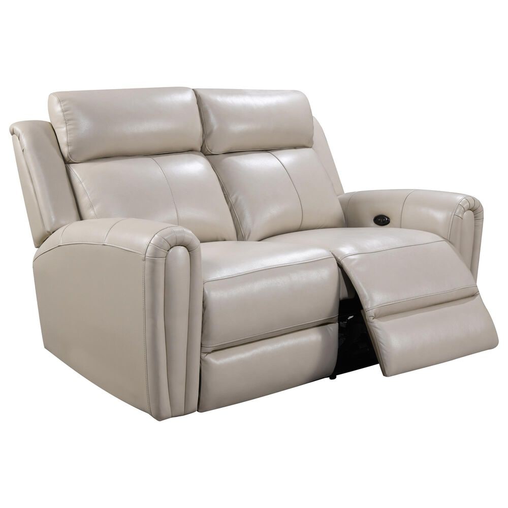 Italiano Furniture Royce Power Loveseat in Cream, , large