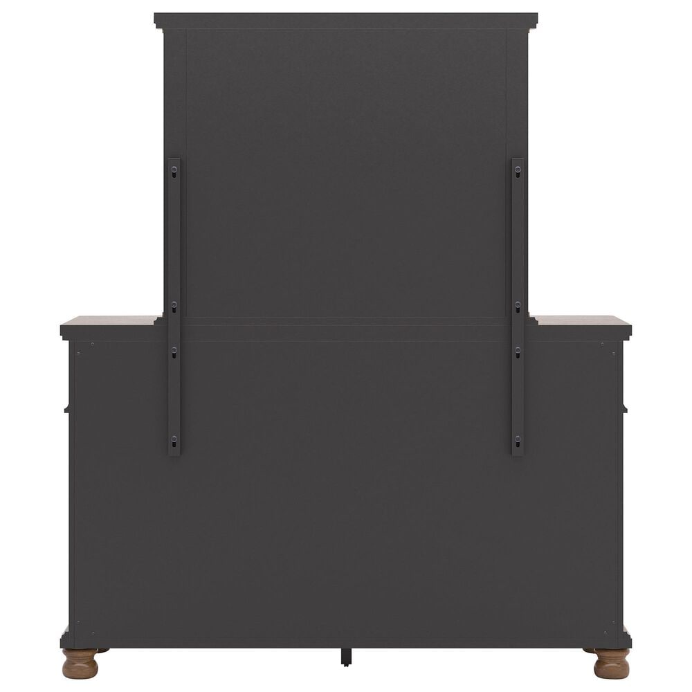 Ashley Rowlenstown 4-Piece King Panel Bedroom Set in Brown, , large