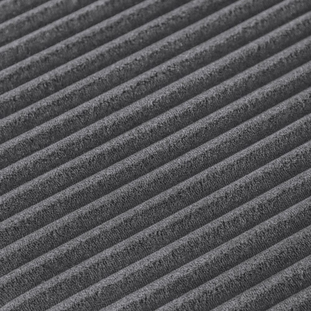 Furniture of America Facil 2-Piece Modular Armless Loveseat in Dark Gray, , large