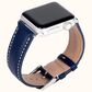 Bluebonnet Cases Band Leather for Apple Watch in Midnight Blue, , large